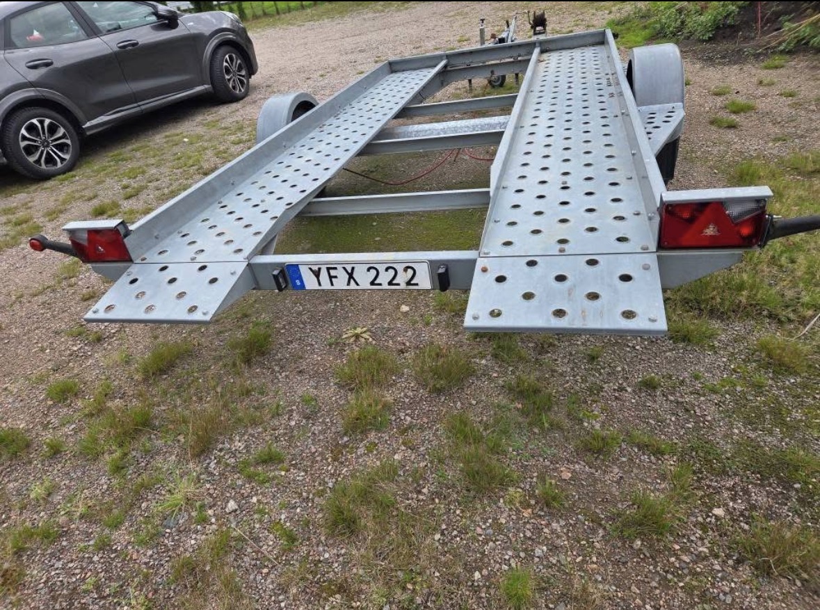 1800kg biltransport med tipp och winsch