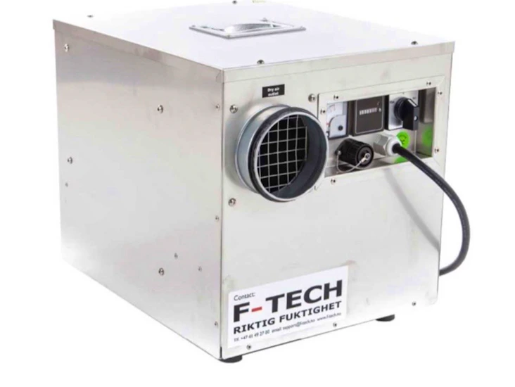 Rotoravfukter byggtørker