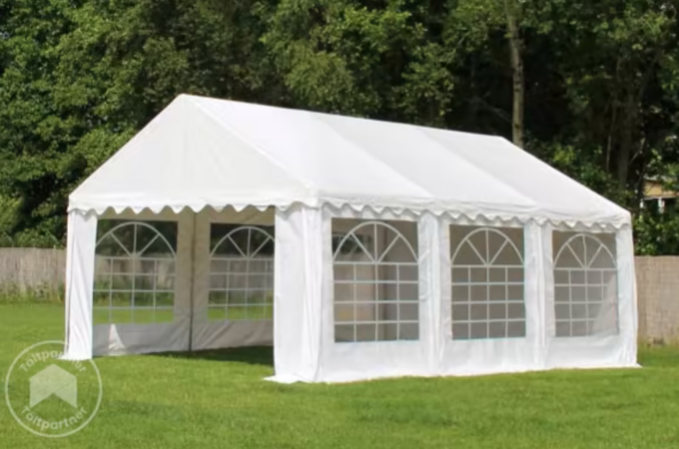 Partytält 4 3x6m (pvc 700 duk)