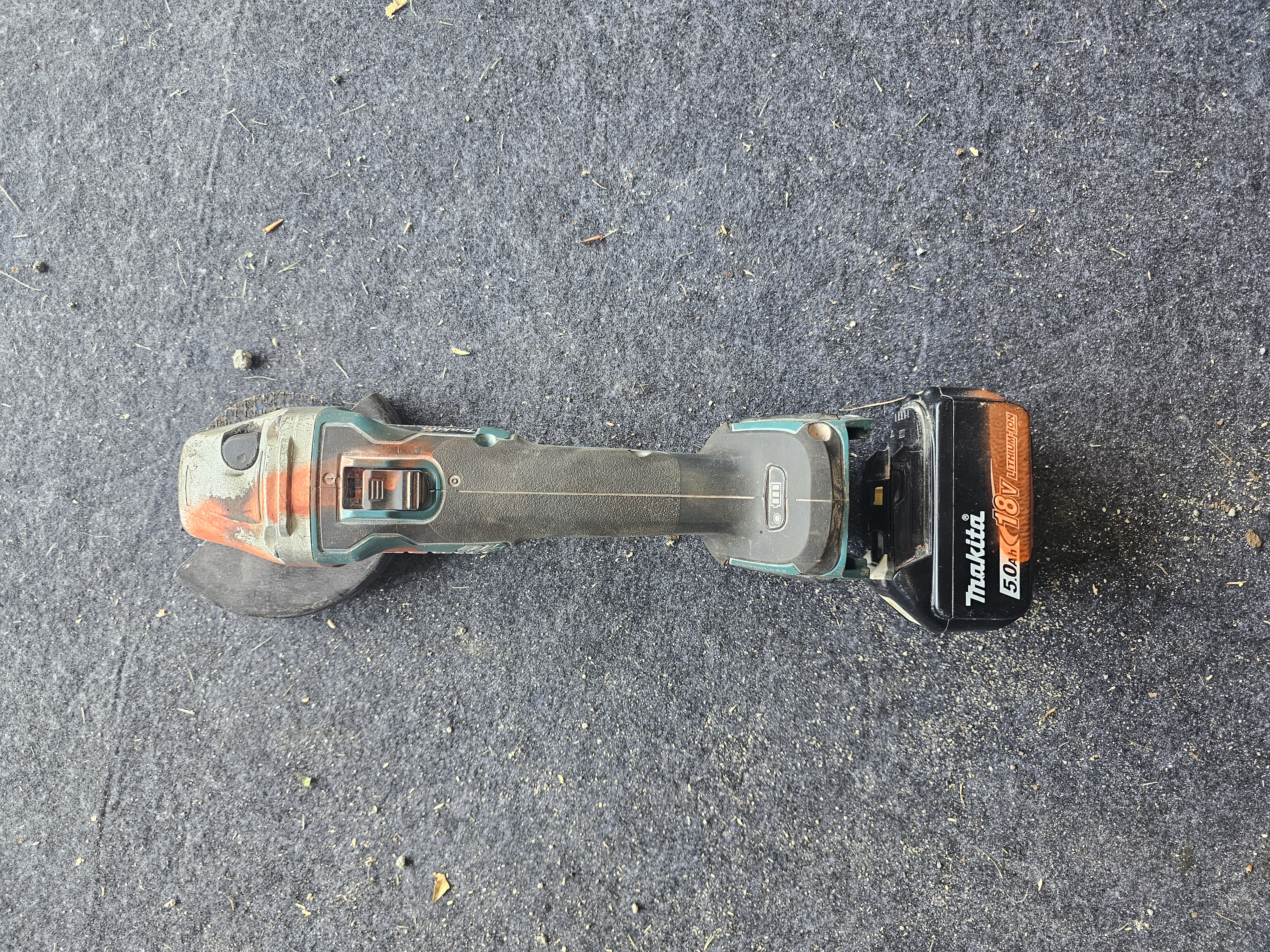 18v batteri dreven makita  vinkelsliper 