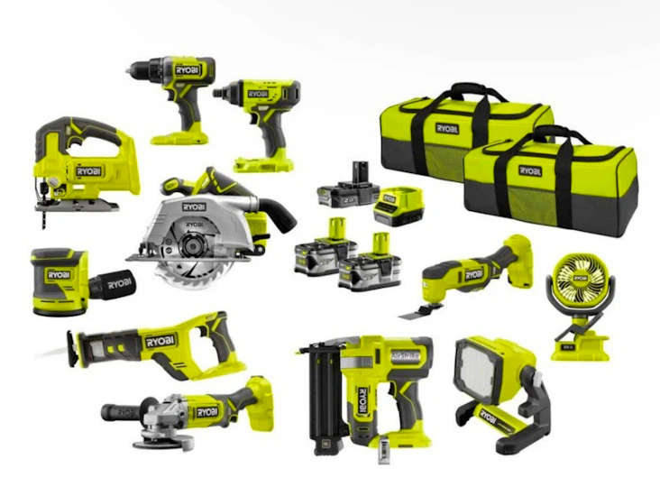 Ryobi verktøy leies ut