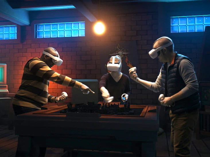 Multiplayer vr 2 x meta quest 2 headset £20 off!