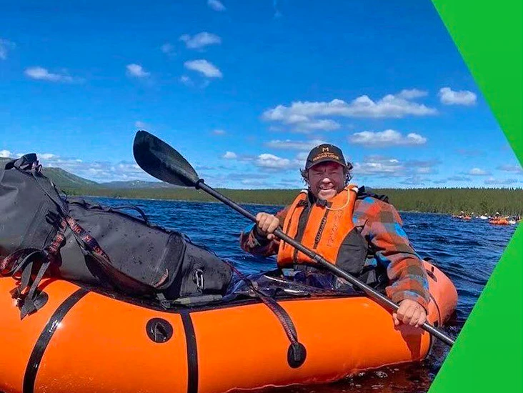 Monsen karasjokha ultra light (245 cm) packraft