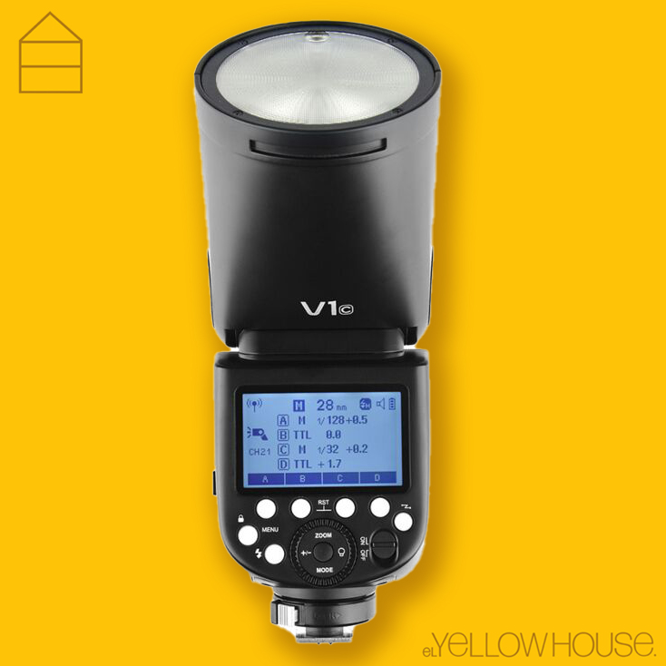 Godox v1c – round head speedlight (canon)