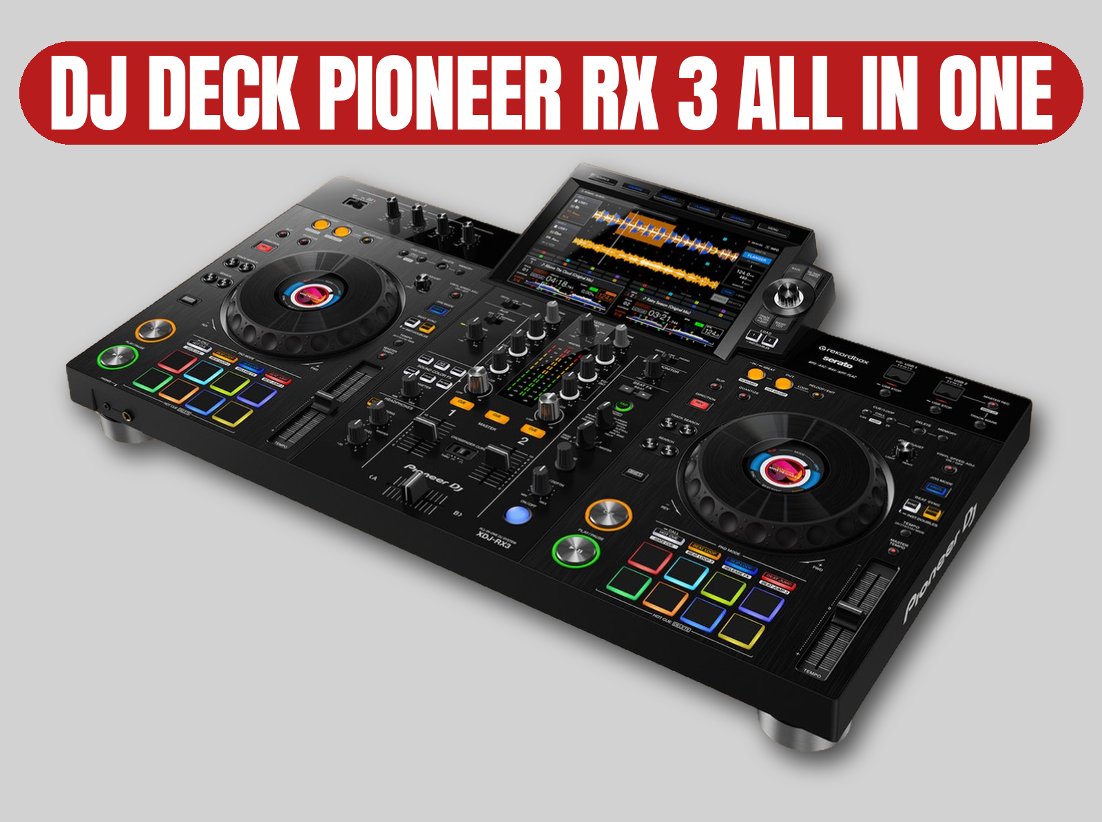 Pioneer rx3 all-in-one dj controller | professional dj deck / party system