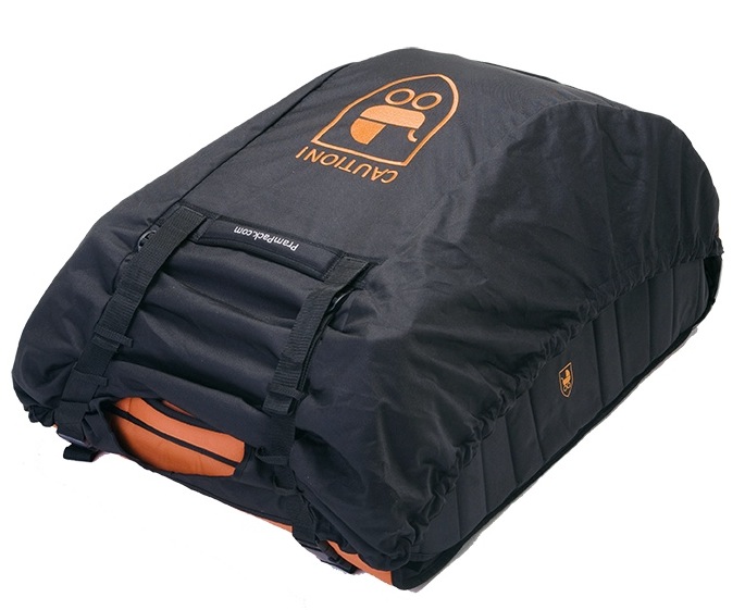 Utleie - stokke prampack transportbag til barnevogn oransje