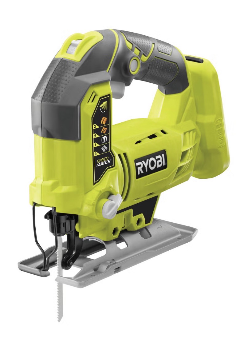 Ryobi stikksag på batteri med blad