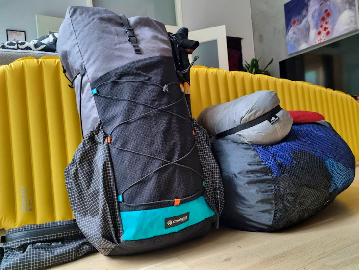 Kevytretkeilypaketti - atom packs, cumulus...