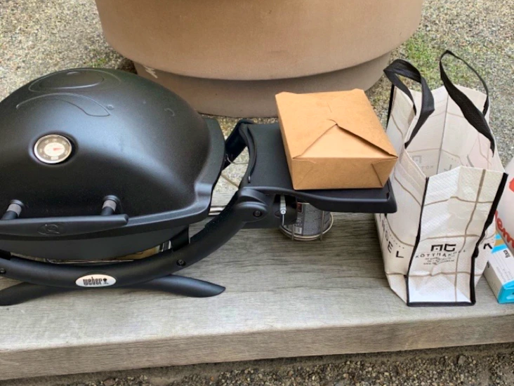 Portabel weber gasolgrill