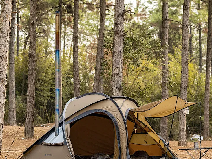 Vintercampa + all utrustning