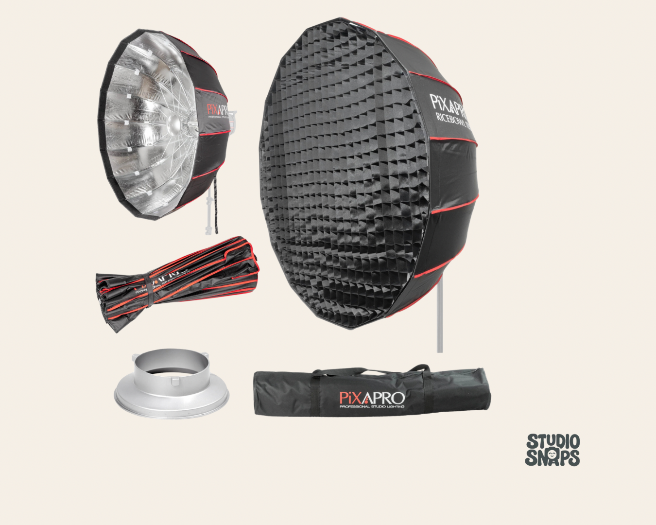 41") 16-sided easy-open rice bowl parabolic softbox