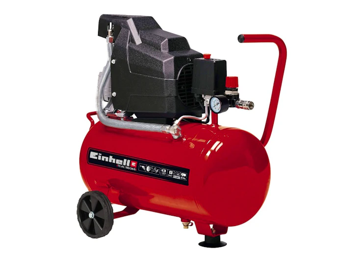 Kompressor 24l 8 bar med tillbehör