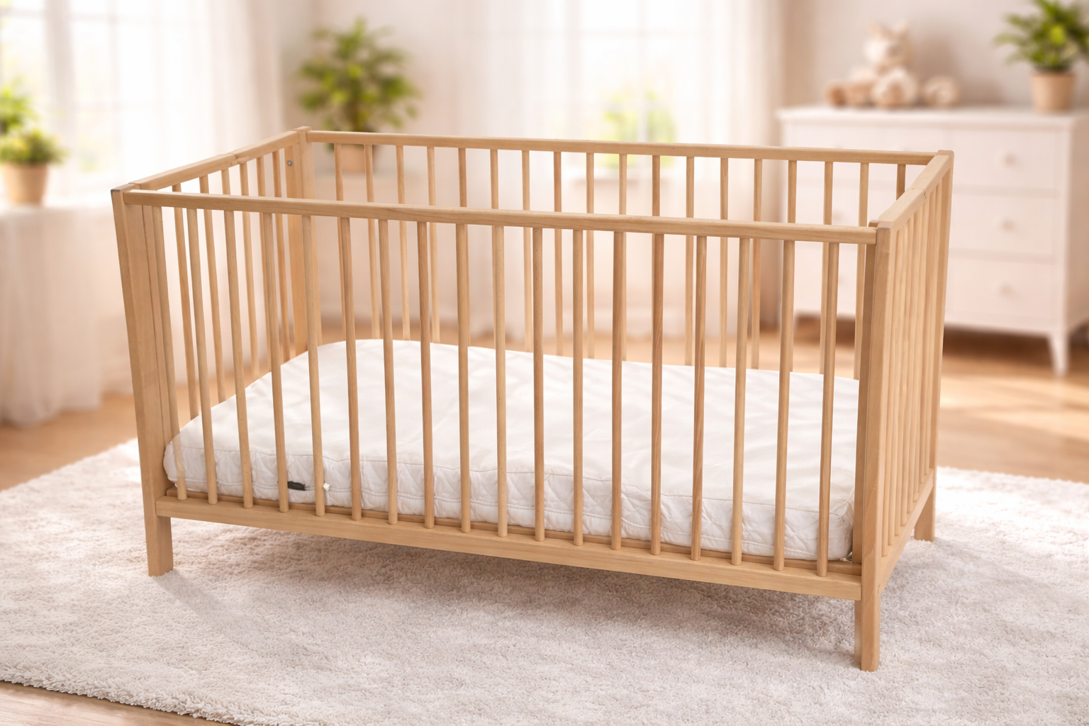 Solid wooden crib viculii orin 