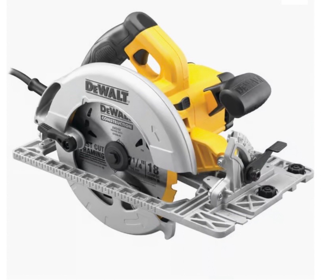 Dewalt sirkelsag 61 mm 1600w til skinne