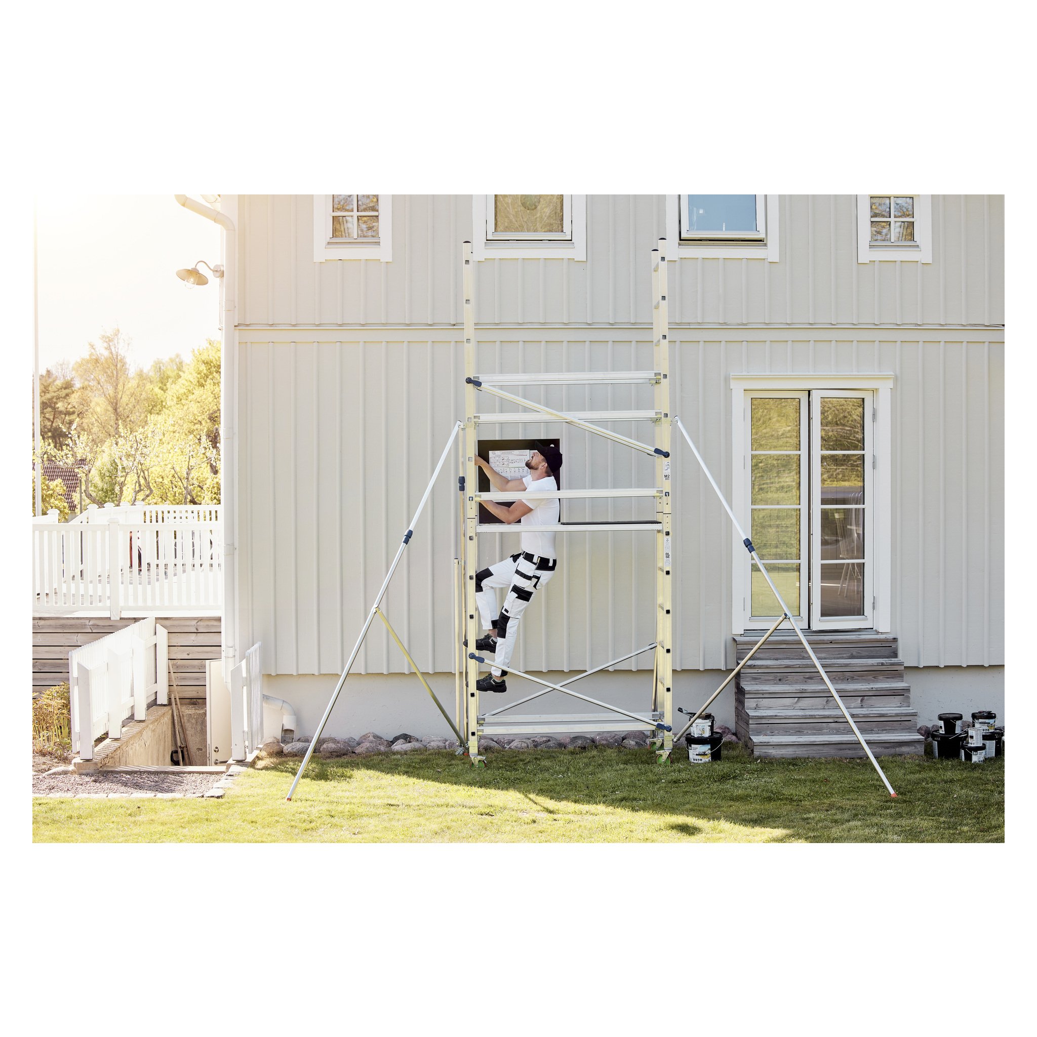 Byggställning facas, 4,8 meters arbetshöjd