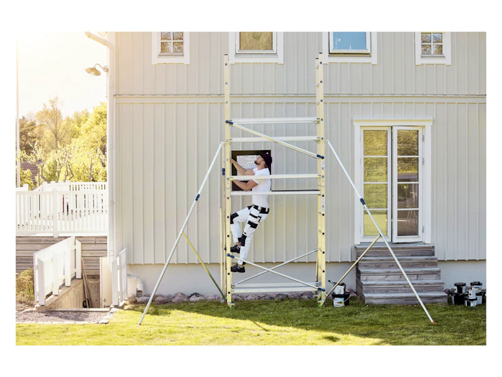 Byggställning facas, 4,8 meters arbetshöjd