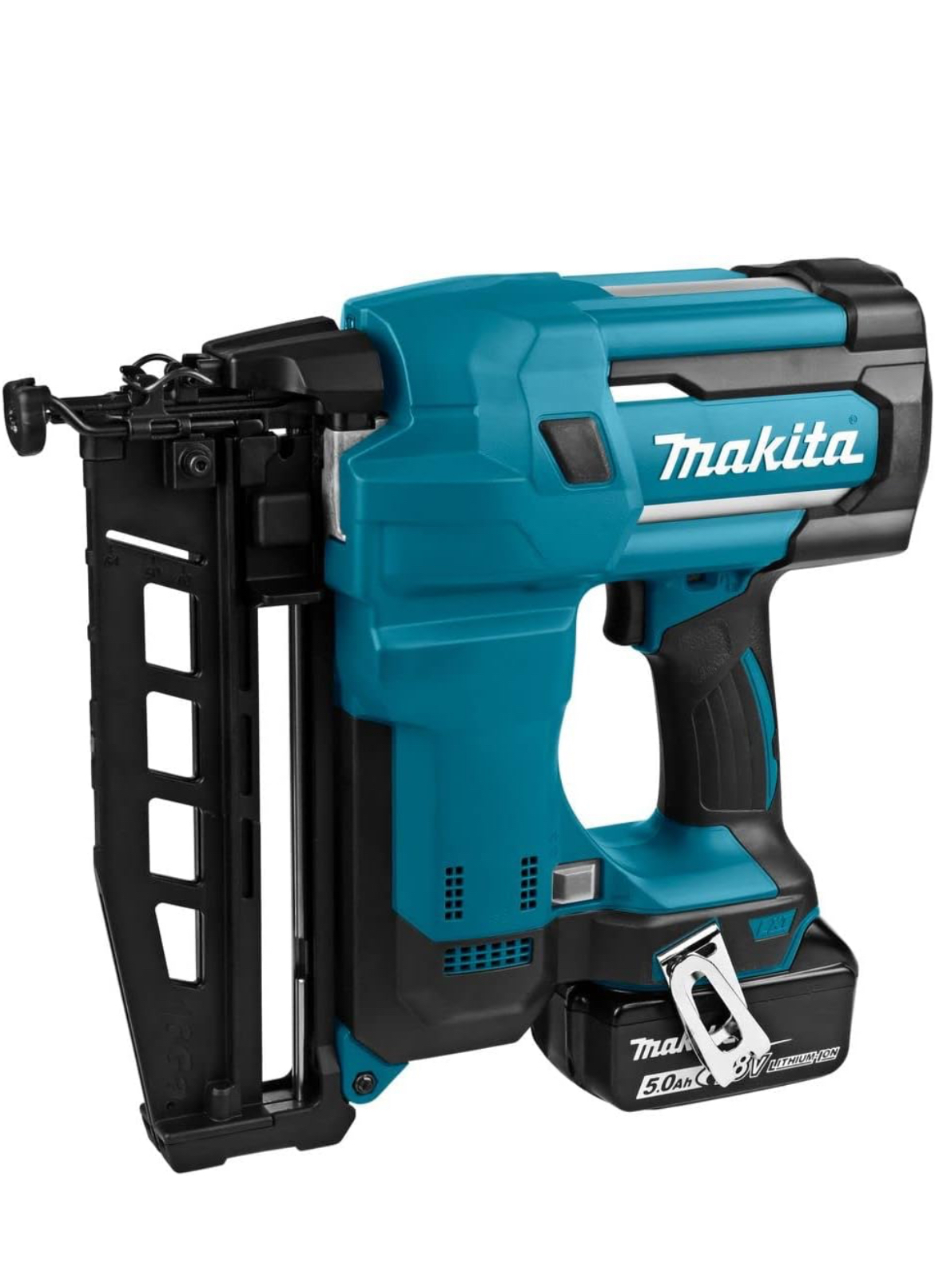 Makita second fix nail gun  x2 battery and charger