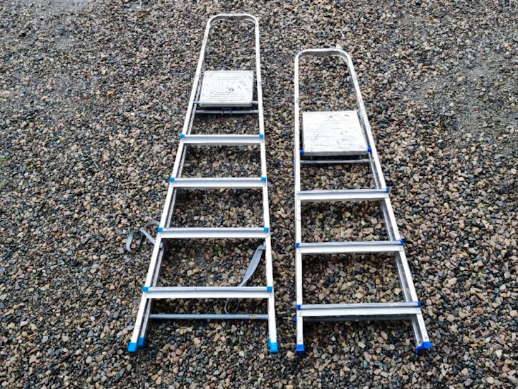 Gardintrapp - trappestige - stige