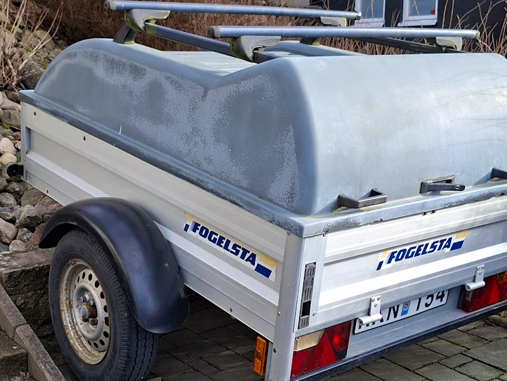 Lätt släpvagn 500kg totalvikt