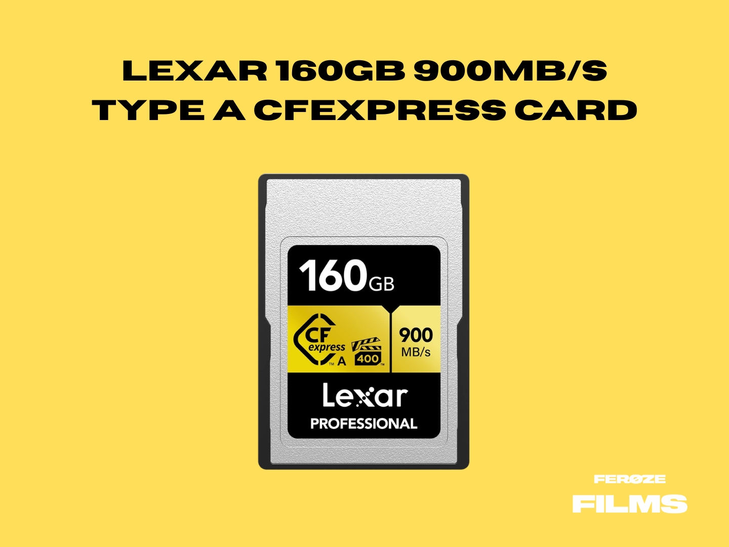 Lexar 160gb 900mb/s type a cfexpress gold series cf memory card