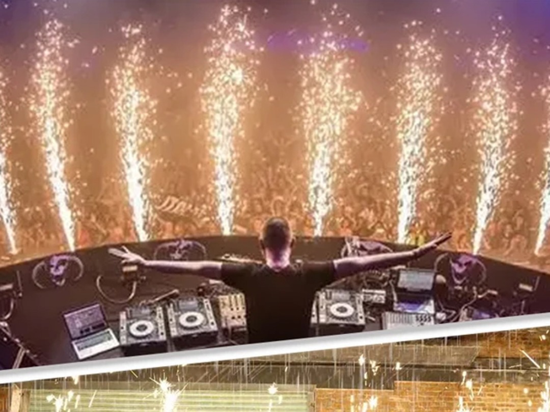 Gnistfontän till bröllop eller fest