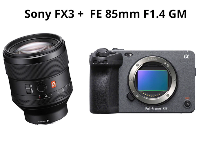Sony fx3 + fe 85mm f1.4 gm