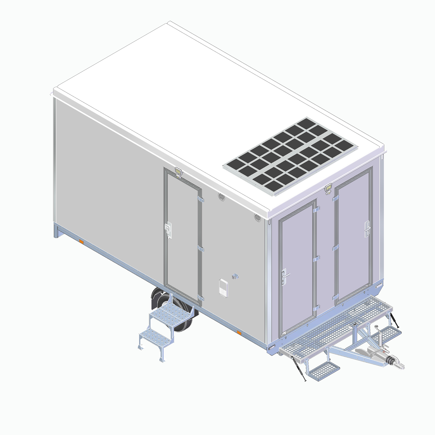 Rastvagn / personalvagn / personalbod - 6 pers. ink. pentry, förråd & wc