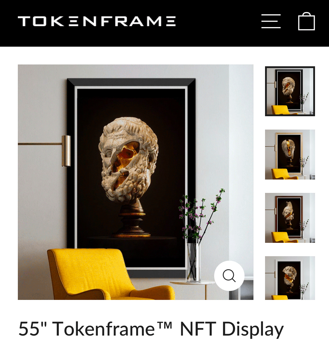 Nft digital screen display 