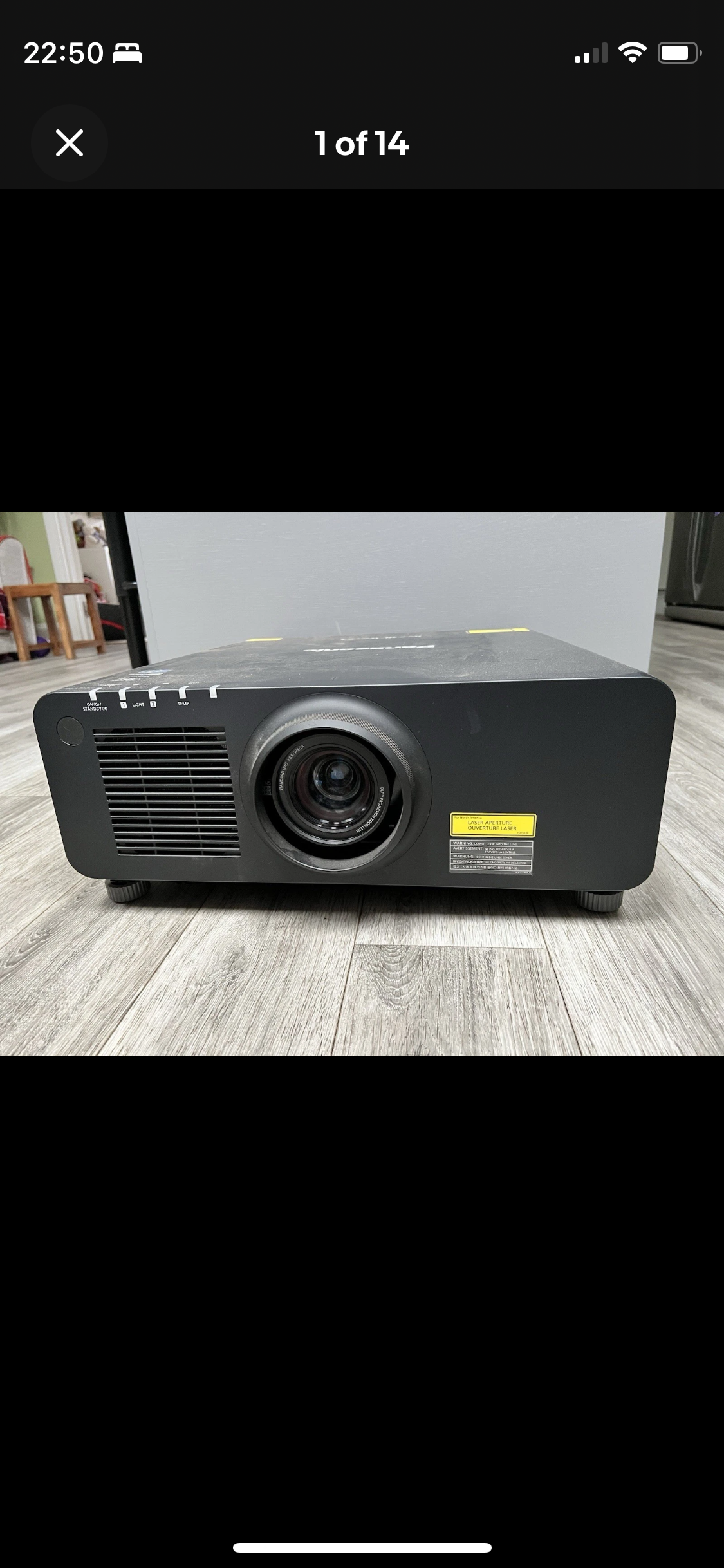 Panasonic projectors pt-rz670 