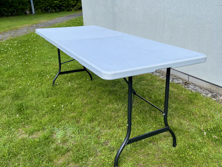 Klaffbord / hopfällbart bord 180 cm - perfekt som extra matbord till fest eller vardag