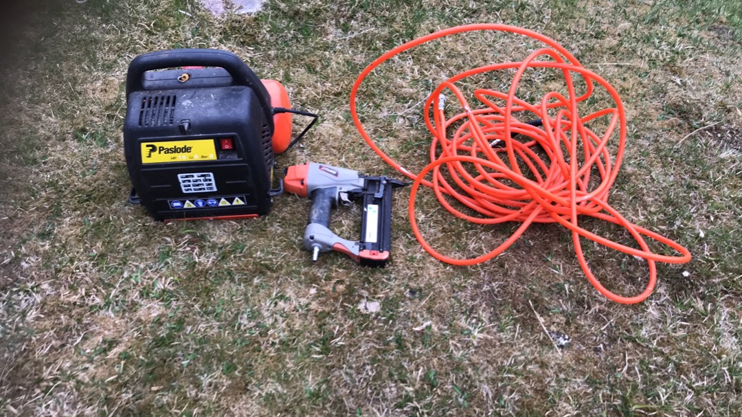 Kompressor med pistol 