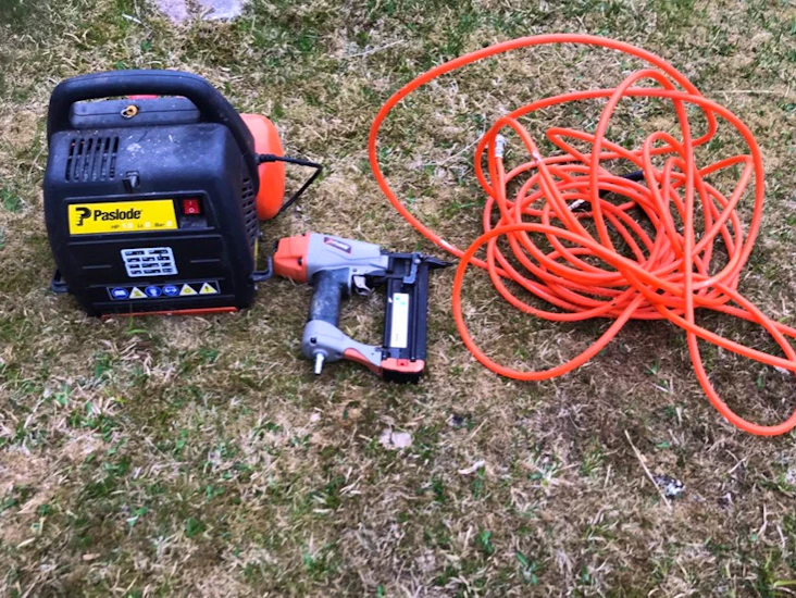 Kompressor med pistol