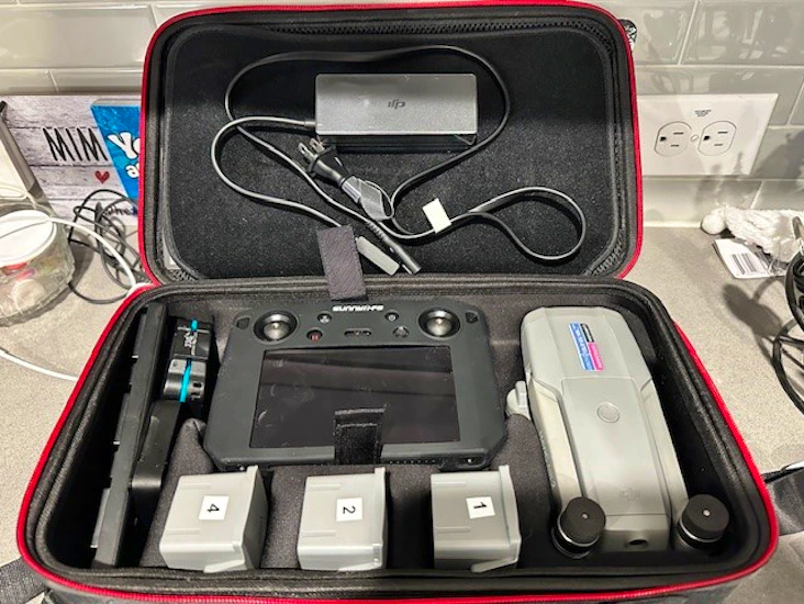 Dji mavi air 2 drone with 4 batteries!