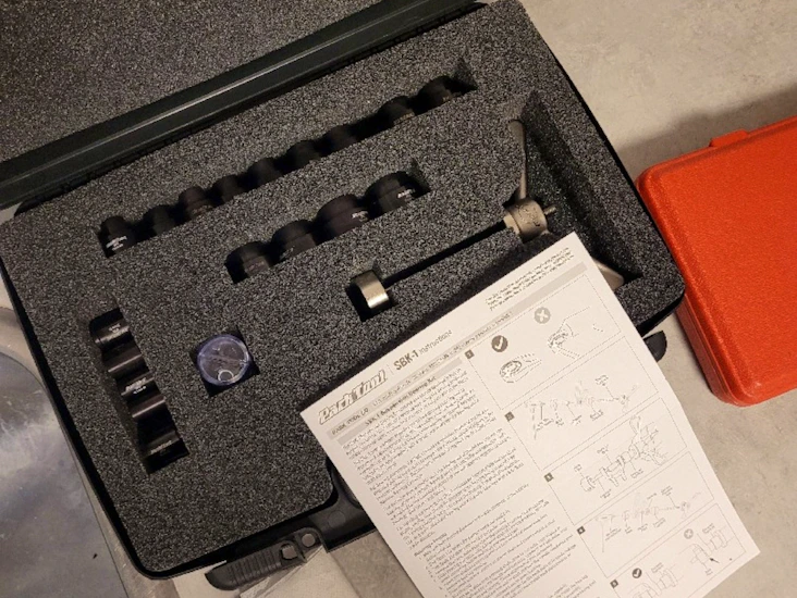 Lagerpresse oppheng fulldemper