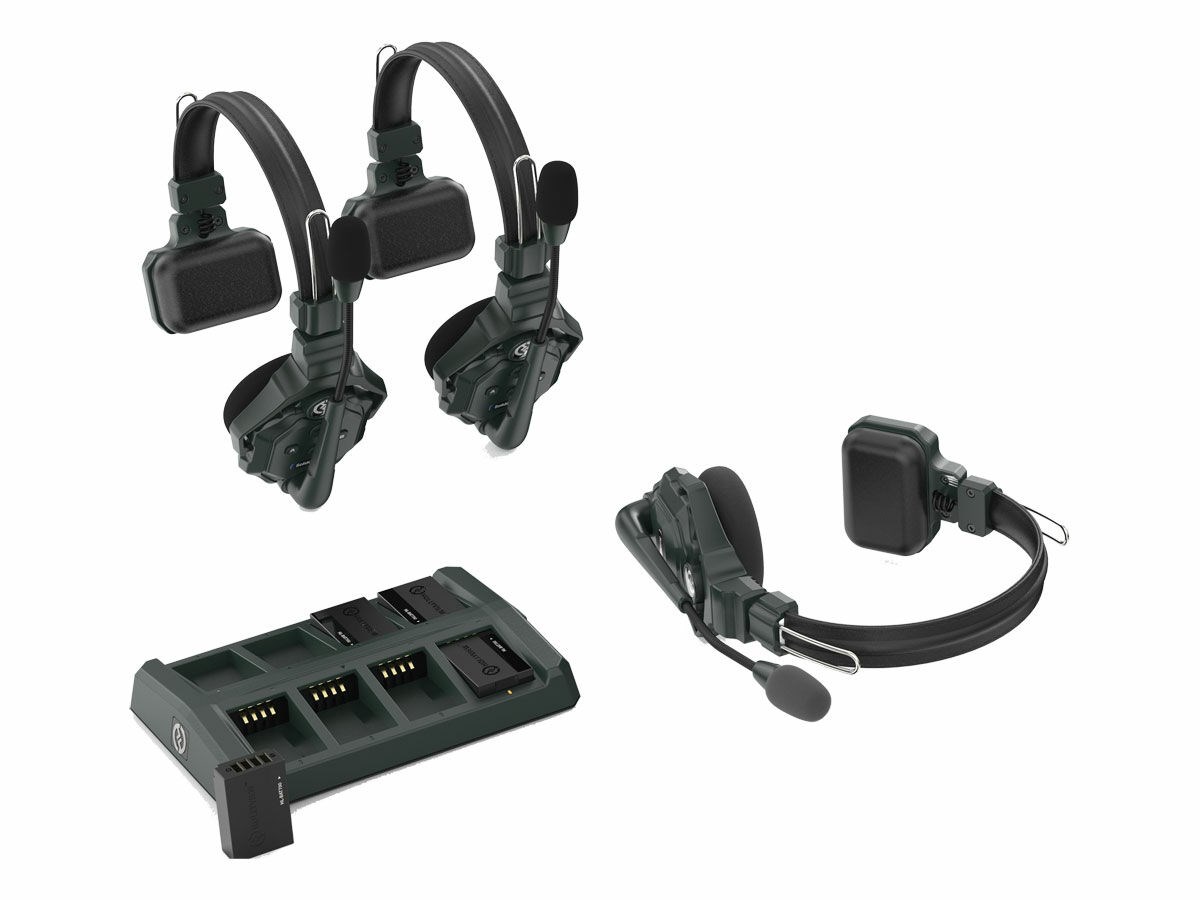 Hollyland solidcom c1 full duplex wireless intercom 3-pack