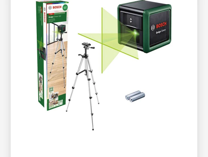 Krysslaser bosch med stativ