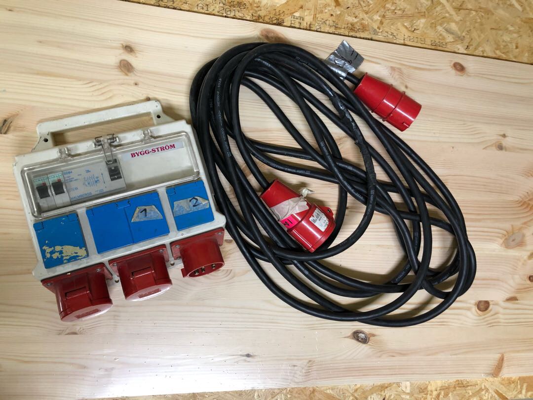 Byggcentral 16a med 10m kabel