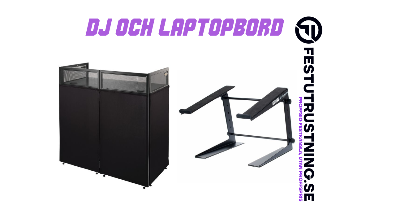 Dj och laptopbord