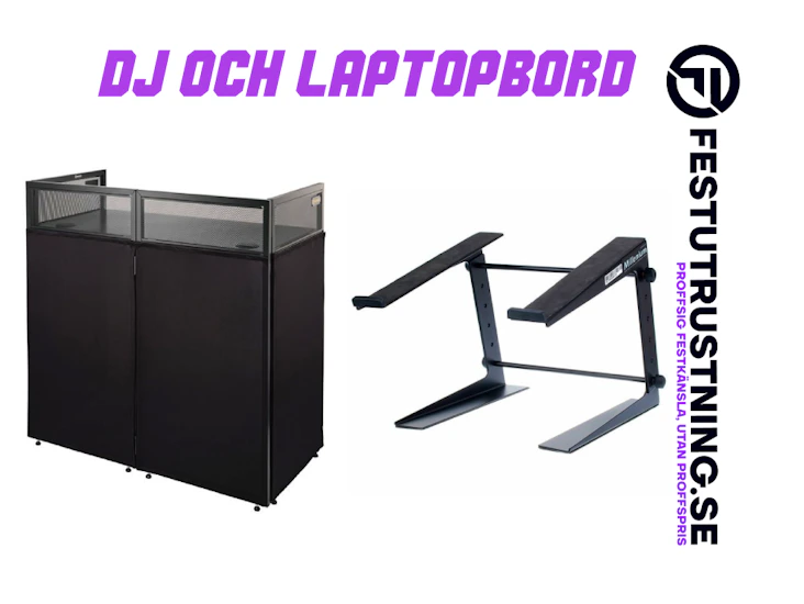 Dj och laptopbord