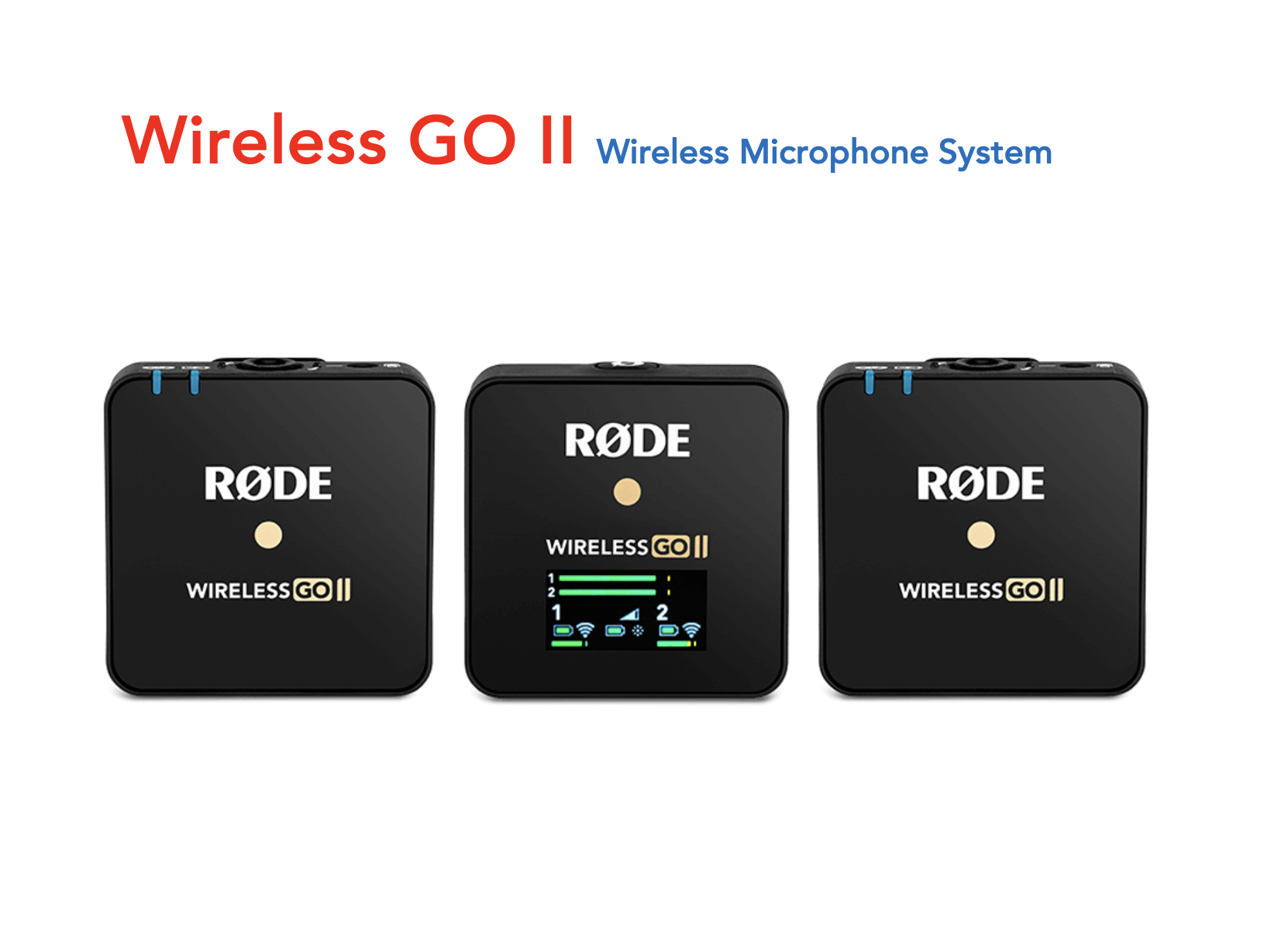 Rode wireless go ii 2 wireless microphone kit