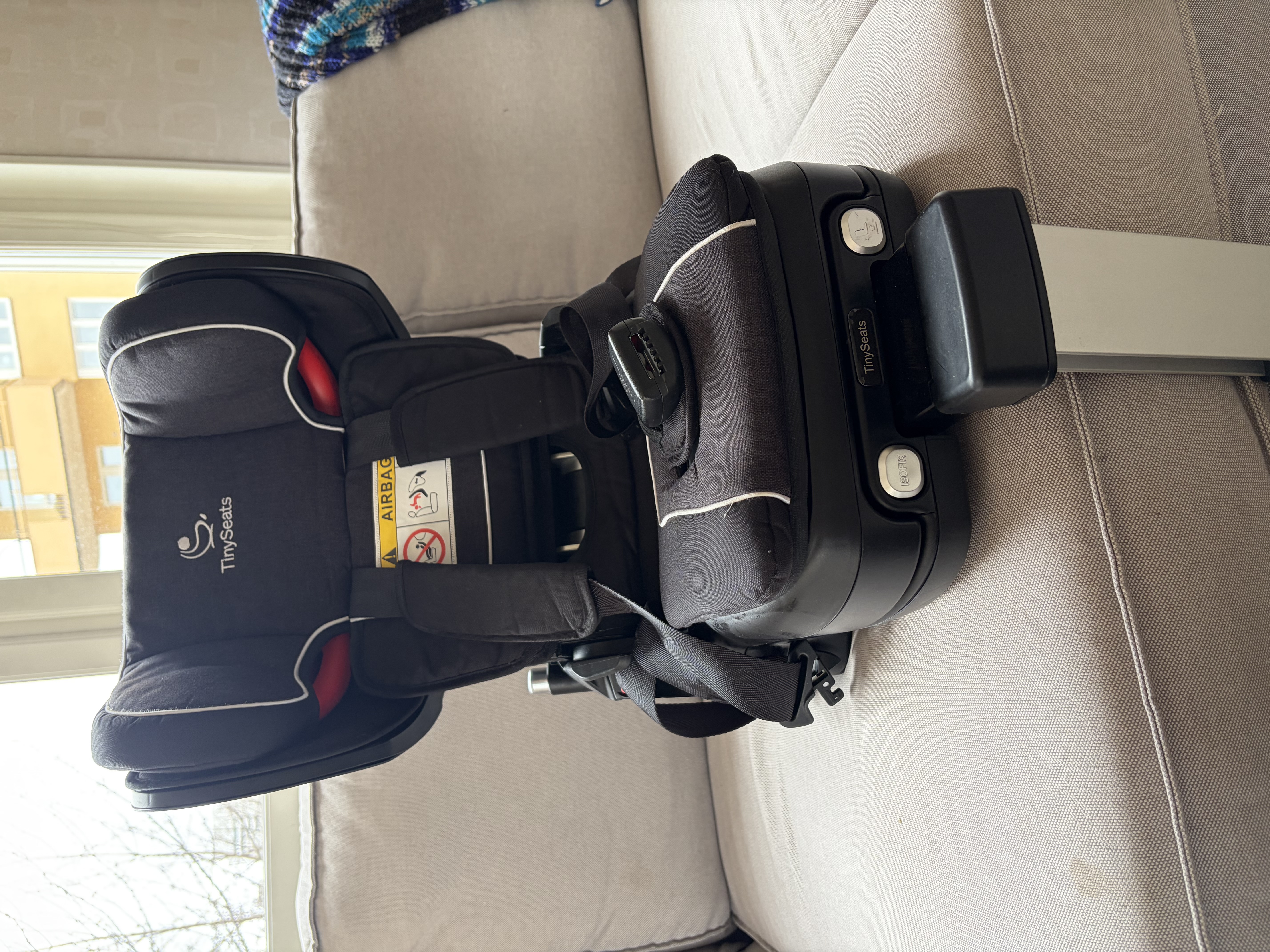 Bilbarnstol, ihopfällbar från tinyseat