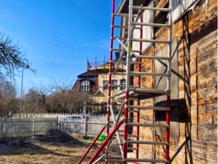 Smidig aluminium ställning