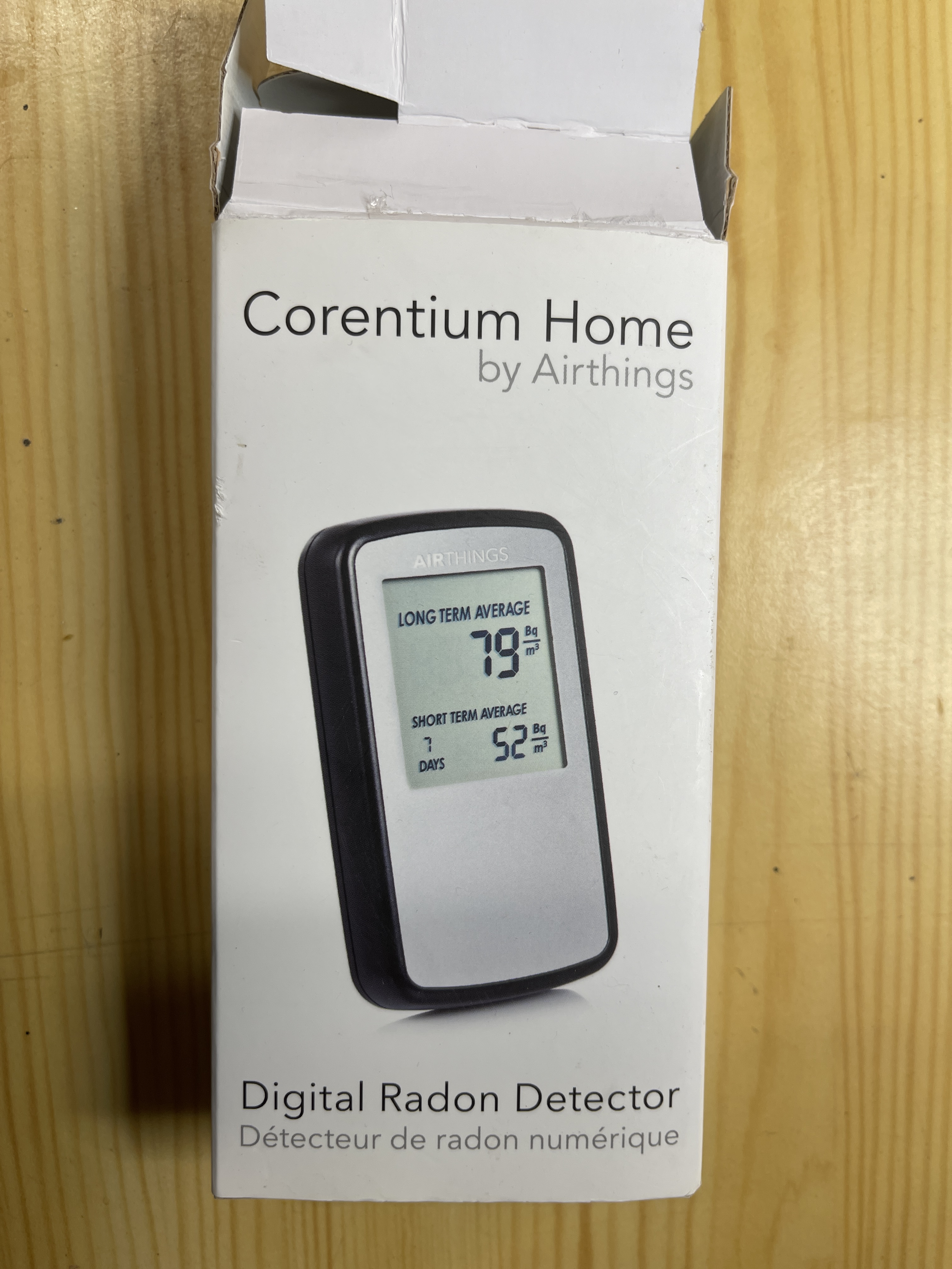 Airthings corentium home radonmåler