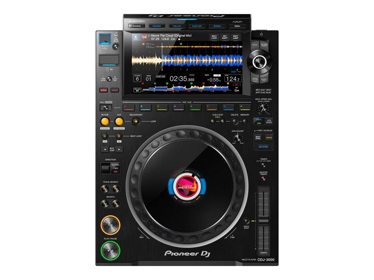 3st pinoeer cdj-3000 inkl flightcase (kit)