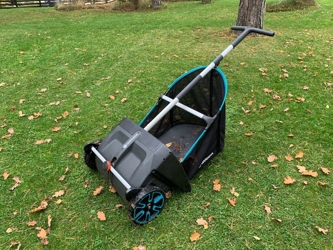 Löv- och gräsuppsamlare
