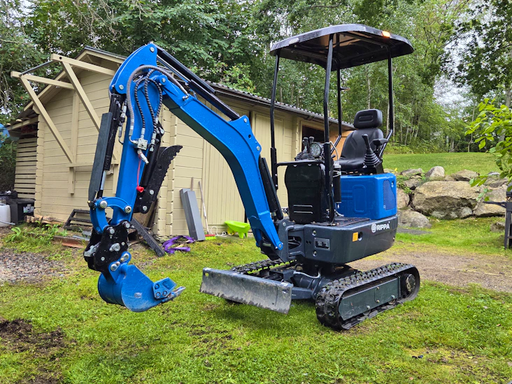 Minigrävare 1 ton - ny modell (2025)