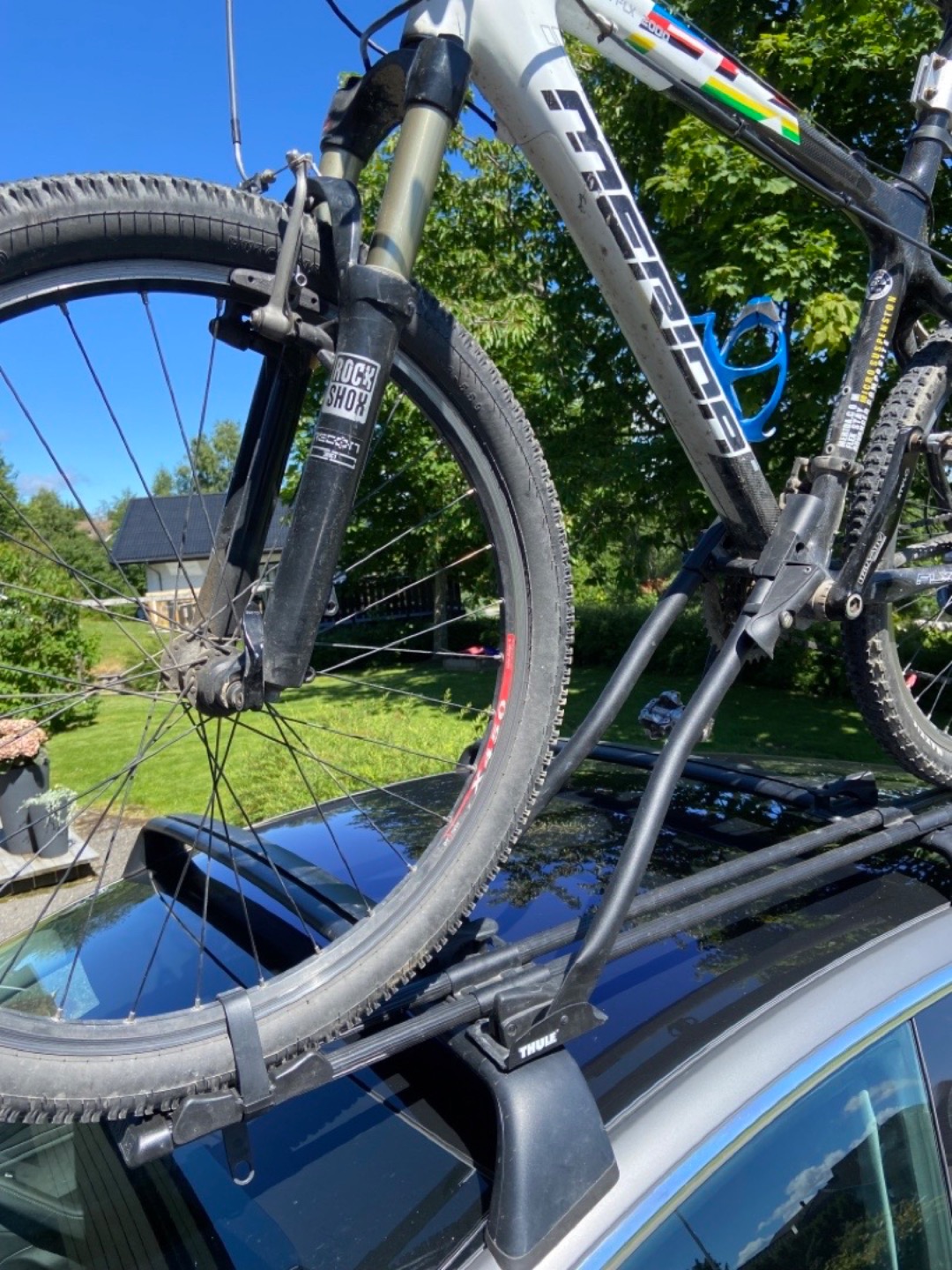 2 stk thule sykkelstativ