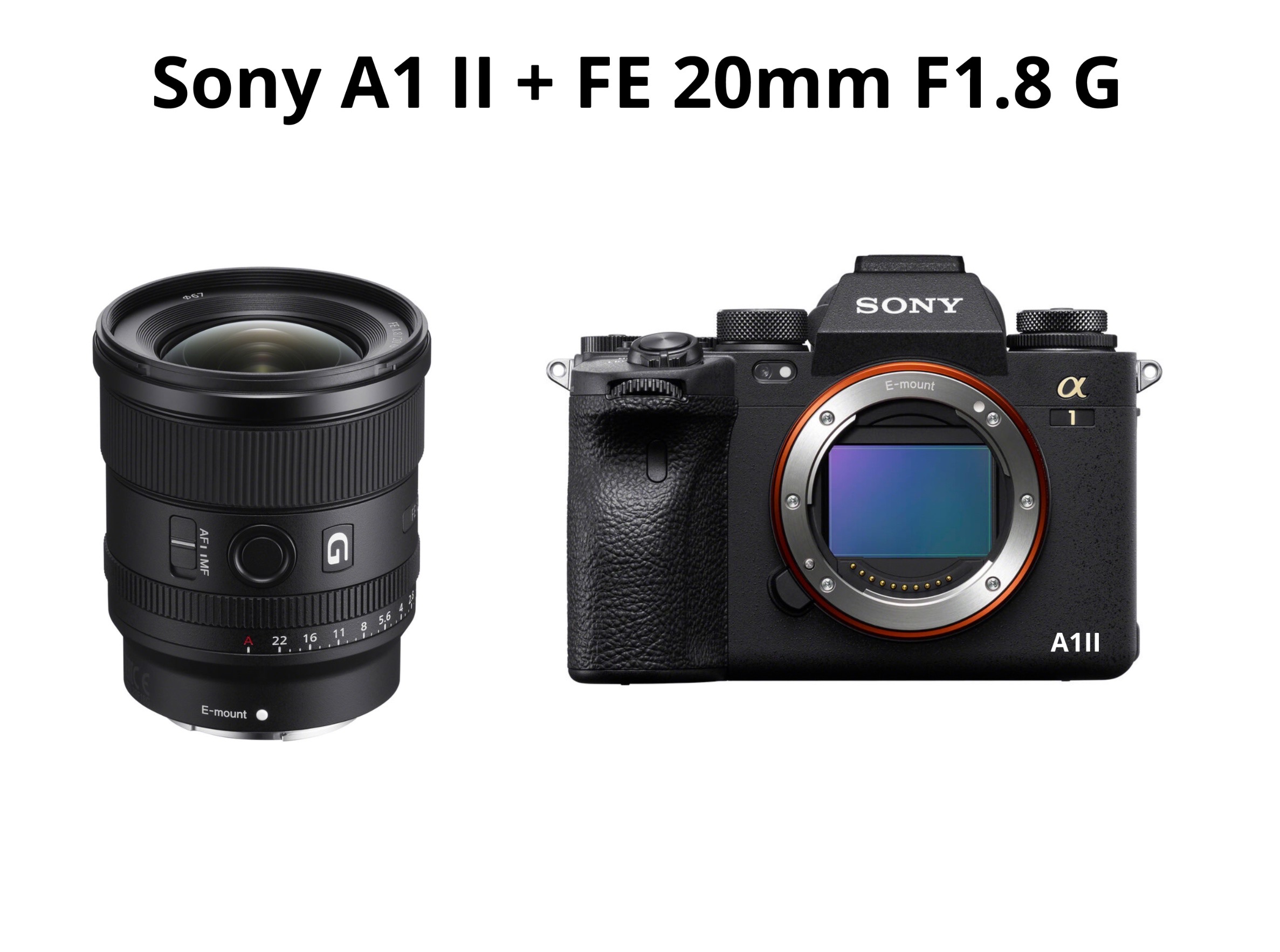 Sony a1 ii + fe 20 mm f1.8 g