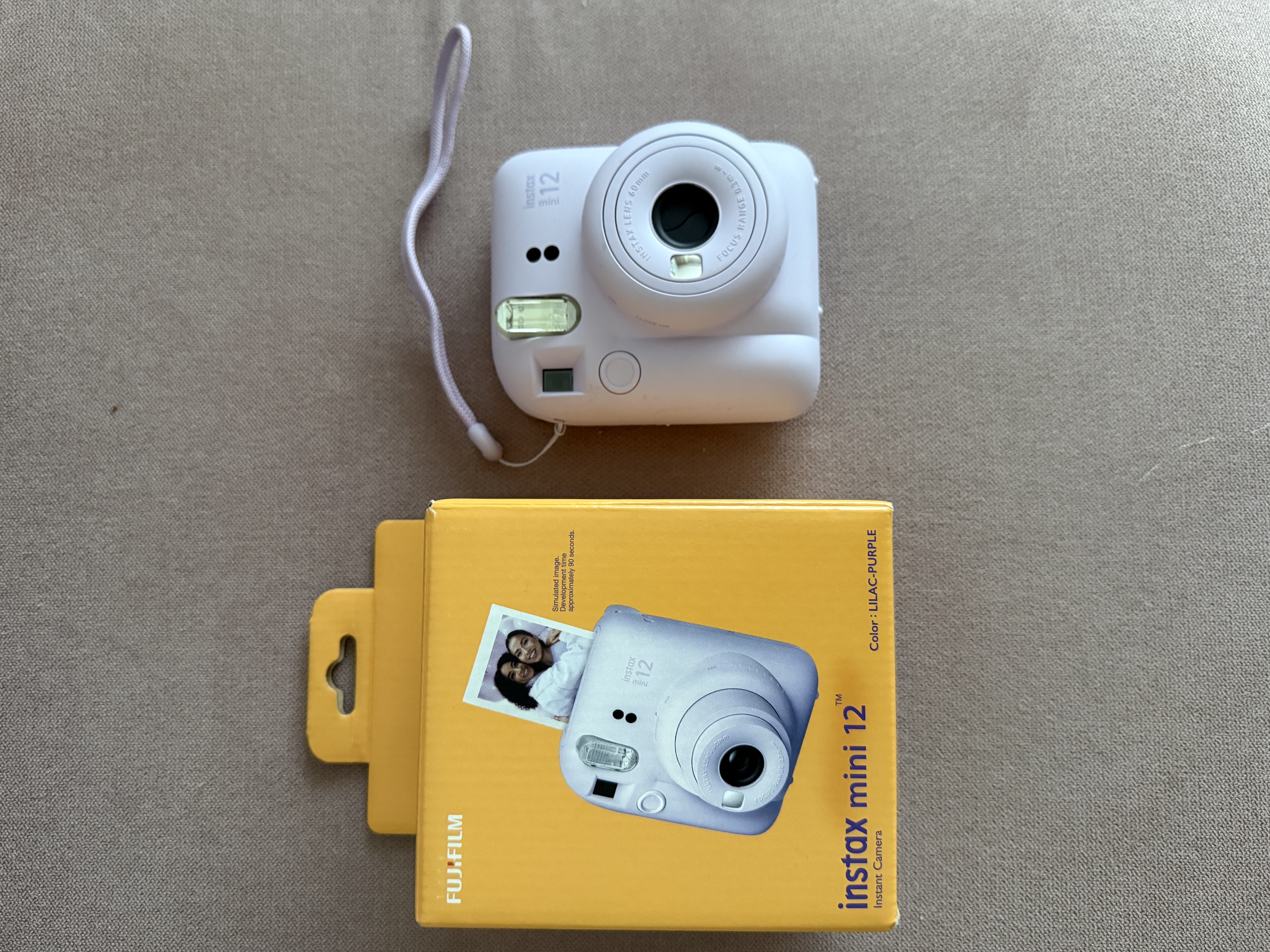 Instax mini 12 polaroidkamera lila