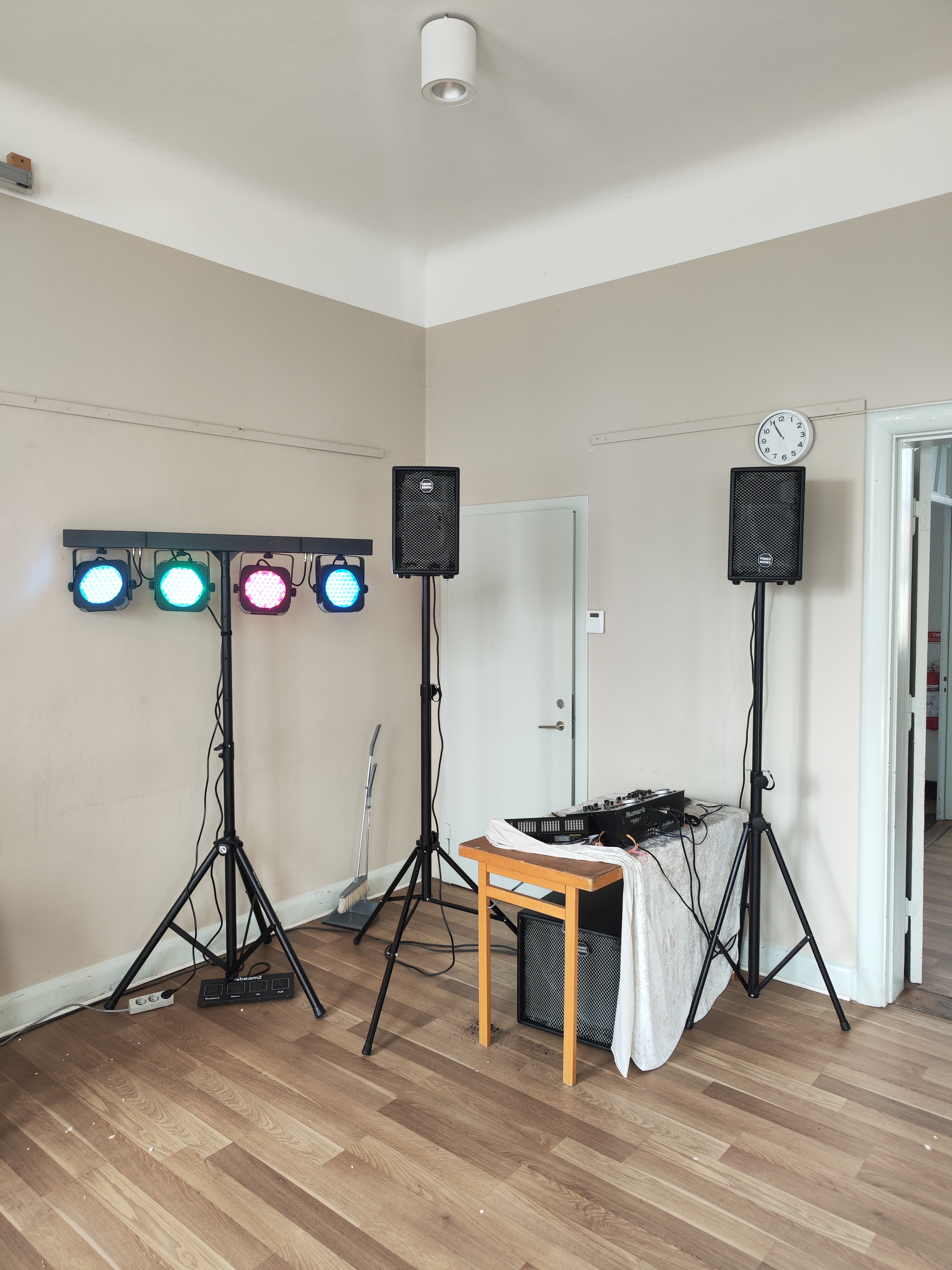 Ljud och ljus för festen!